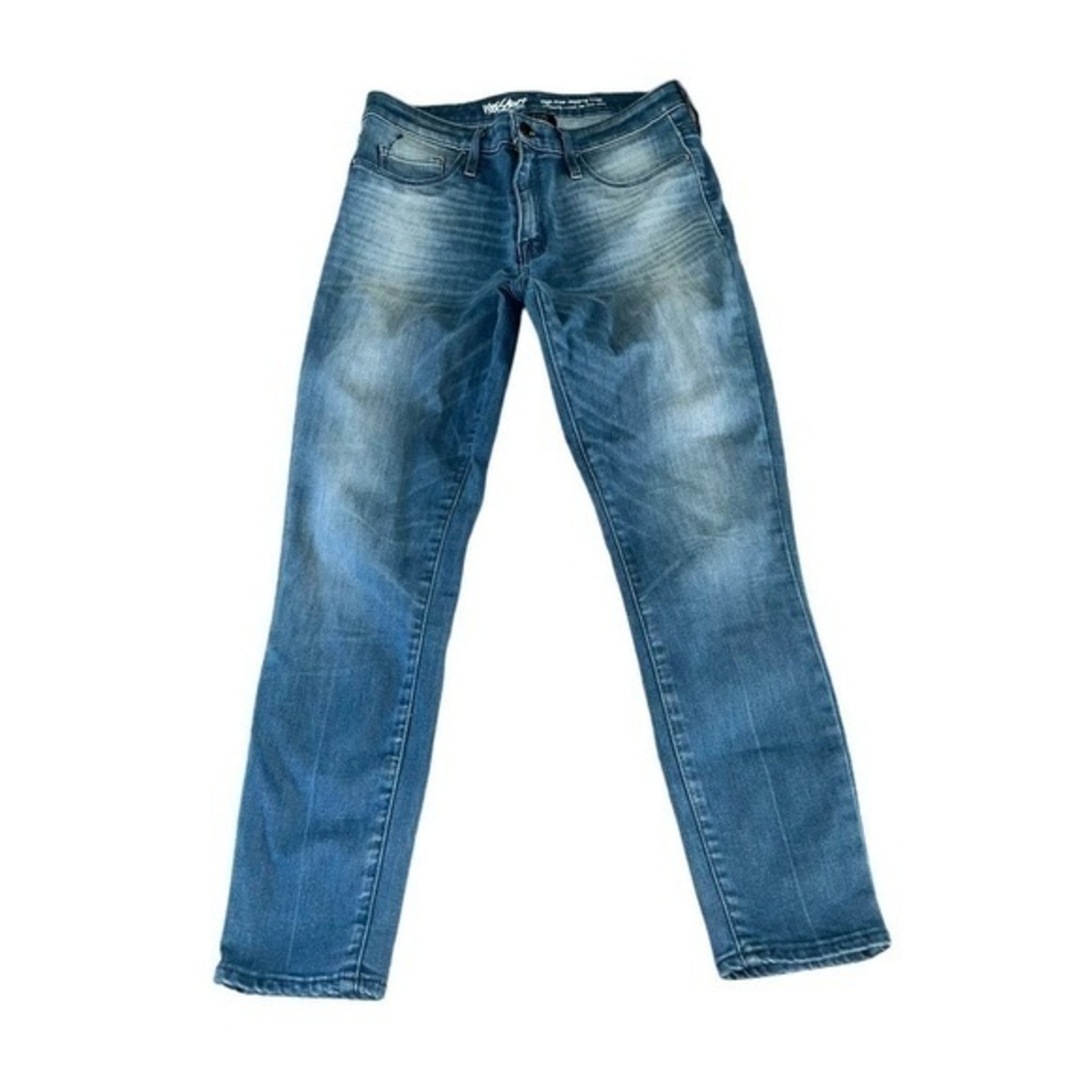 Mossimo High Rise Jegging Medium was Distressed Crop Size 4